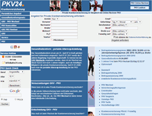 Tablet Screenshot of pkv-krankenkassen-vergleich.de